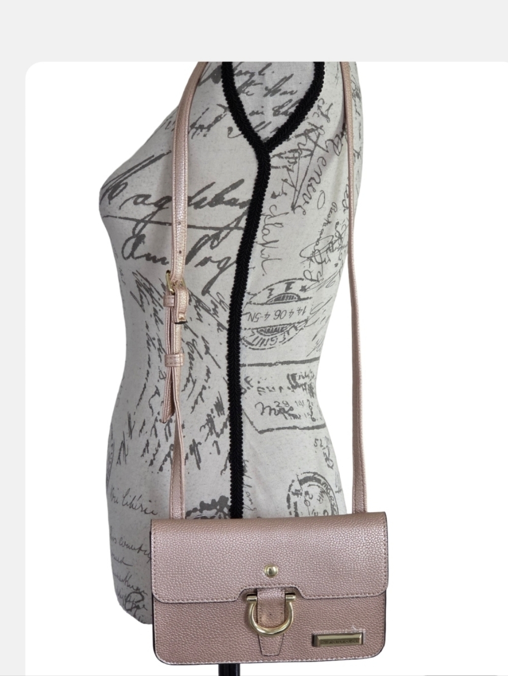 NWOT Tahari Rose Gold Crossbody.